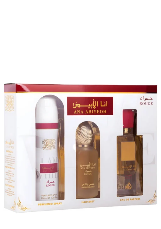 ANA ABIYEDH ROUGE LATTAFA ESTUCHE X3 PIEZAS