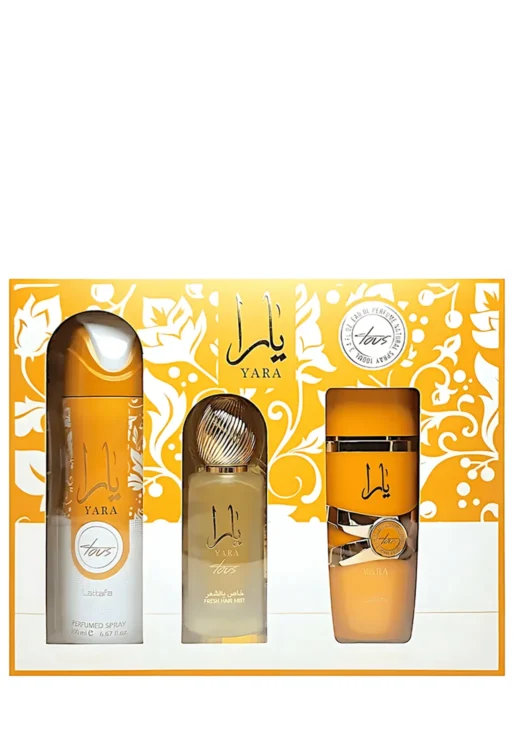 YARA TOUS LATTAFA ESTUCHE X3 PIEZAS