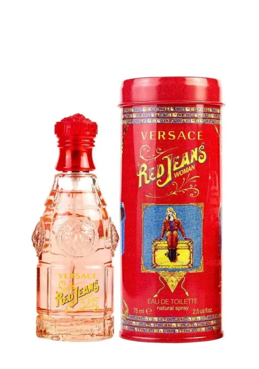 RED JEANS WOMAN VERSACE