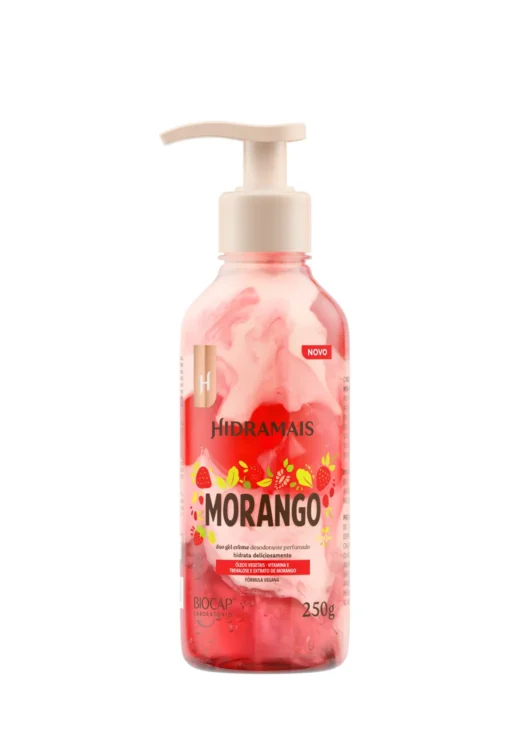 CREMA CORPORAL HIDRAMAIS 250ML MORANGO