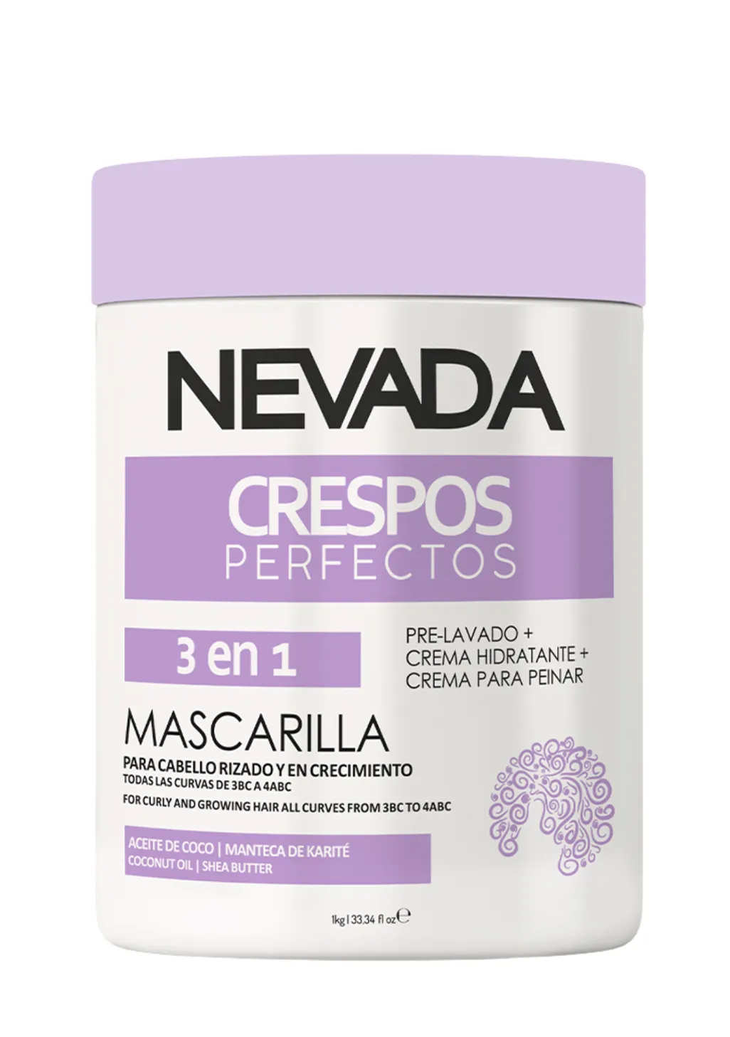 MASCARILLA 3 EN 1 CRESPOS PERFECTOS NEVADA